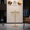 Chabad Style Hanukkah Menorah for Entryway, Living Room, Office, and Kitchen with LED Light Bulbs and Remote Control for Easy Daily Hanukkah Lighting Sequence